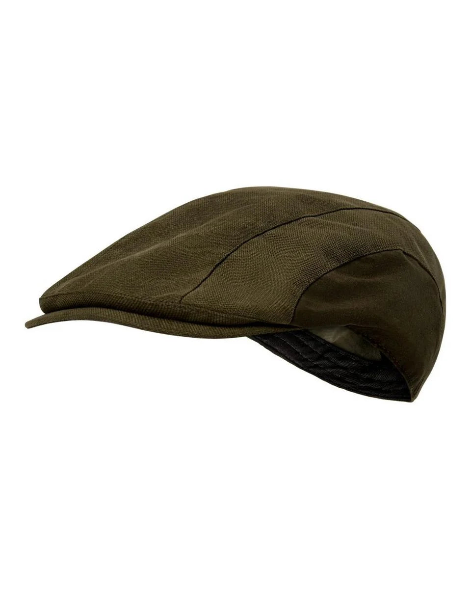 Deerhunter Eagle Flat Cap in Tarmac Green