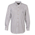Percussion Men's Sorgue Long Sleeve Check Shirt - Brown