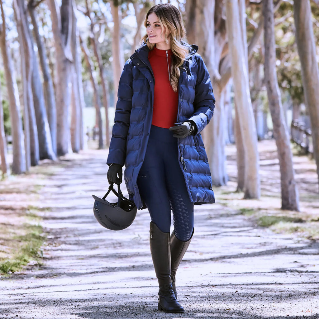 WeatherBeeta Helsinki Heat Seal Ladies Quilted Jacket - Navy Iris