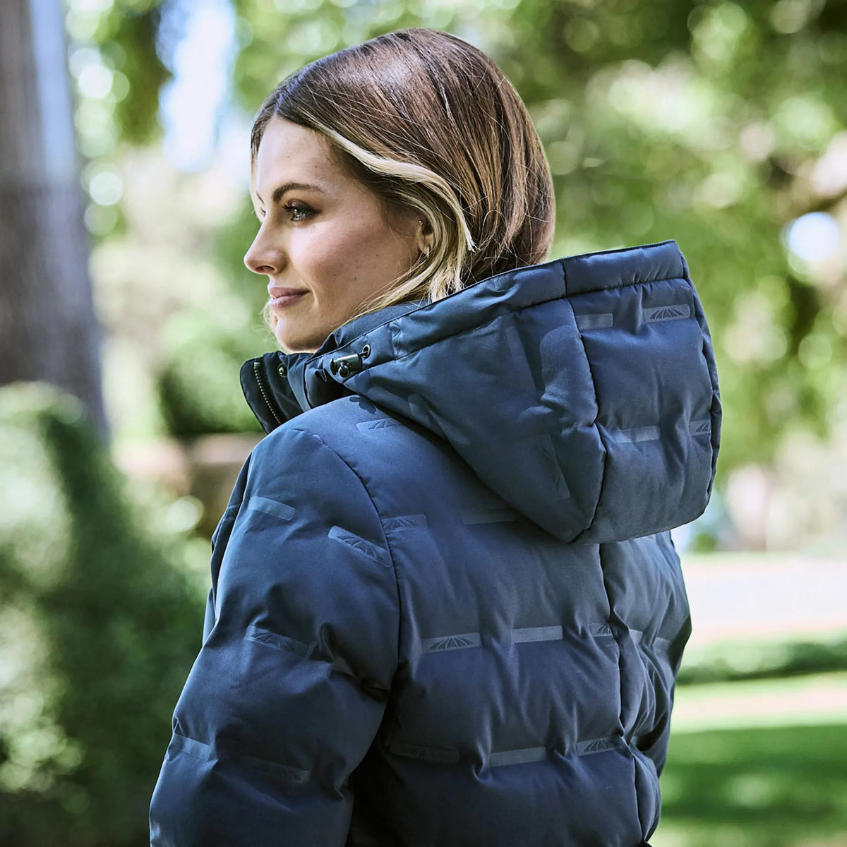 WeatherBeeta Helsinki Heat Seal Ladies Quilted Jacket - Navy Iris