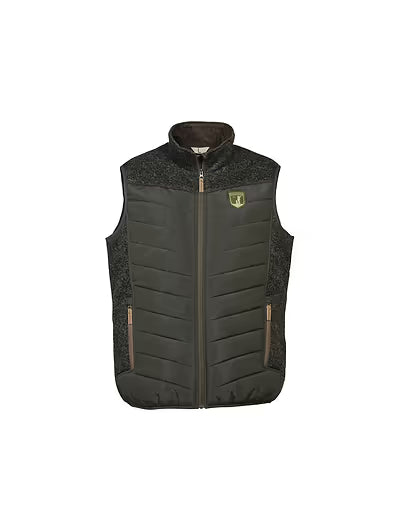 Percussion Men's Alaska Padded Gilet Khaki