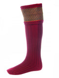 House of Cheviot Tayside Socks Brick Red