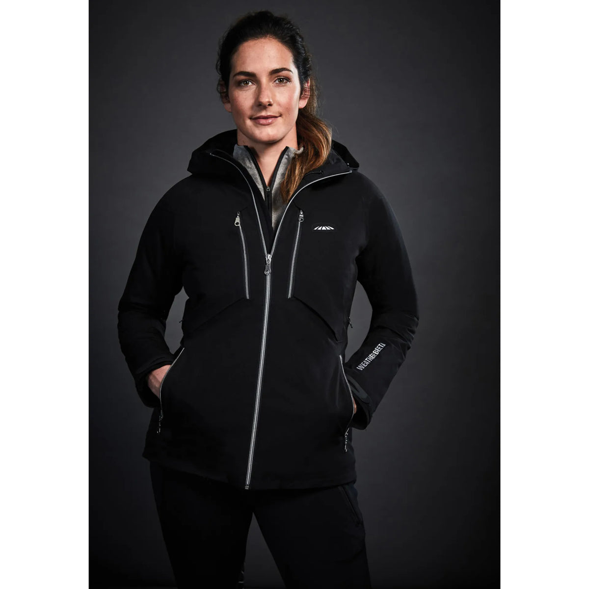 WeatherBeeta Tania Technical Waterproof Ladies Jacket - Black
